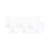 Organic Washcloths - 6 Pack, Solid White