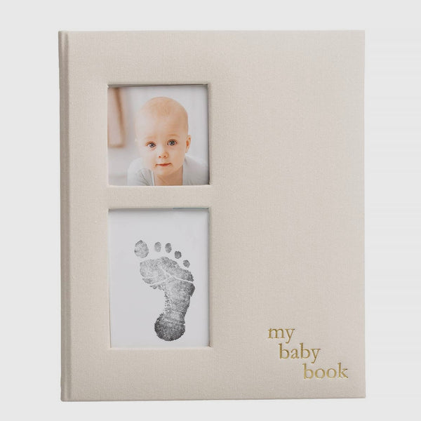 Keepsake Linen Baby Book
