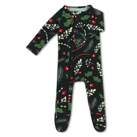 Zippered Footie - Holiday Nights