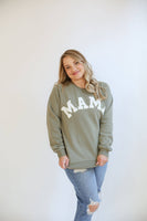 MAMA Brass Zip Sweatshirt