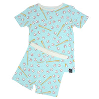 Summer PJs - Little Slugger Aqua