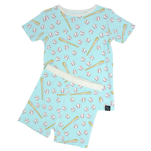 Summer PJs - Little Slugger Aqua