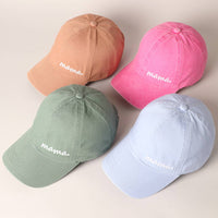 Mama Letters Embroidered Baseball Cap