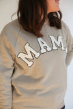 MAMA Brass Zip Sweatshirt