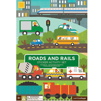 Sticker Activity Set - Roads & Rails