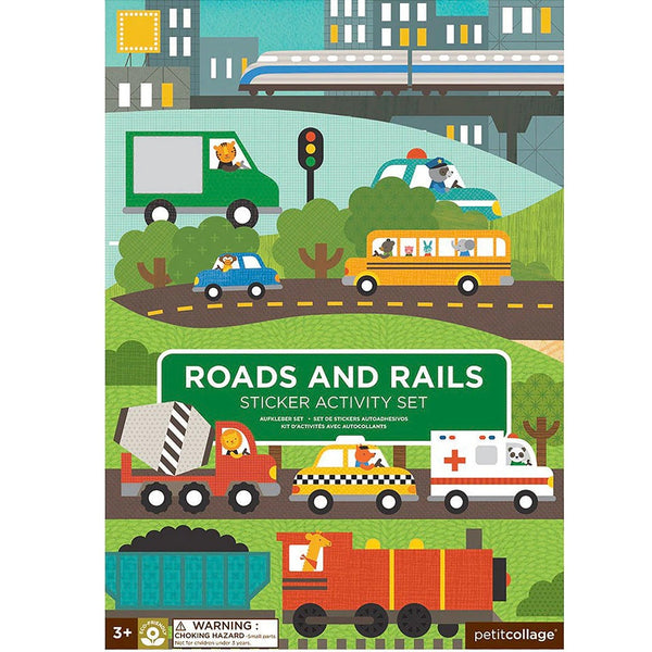 Sticker Activity Set - Roads & Rails