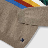 Knit Striped Sweater - Multi-Color