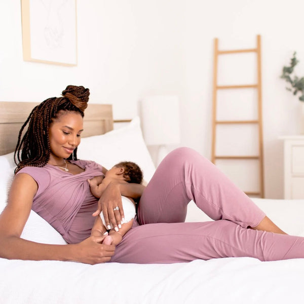 Davy Nursing & Maternity Pajama Set - Mauve – Hatch Boutique