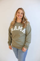 MAMA Brass Zip Sweatshirt