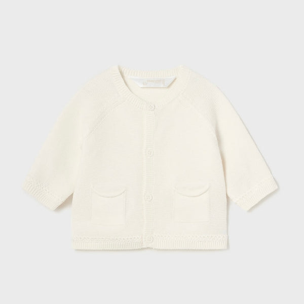 Knit Infant Cardigan - Off-White