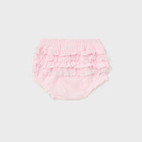 Ruffled Diaper Cover - Pastel Pink