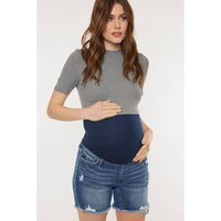 Kan Can Maternity Denim Shorts