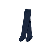 Woven Girls' Tights - Navy