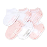 Baby Ankle Socks - 6 Pair, Blossom