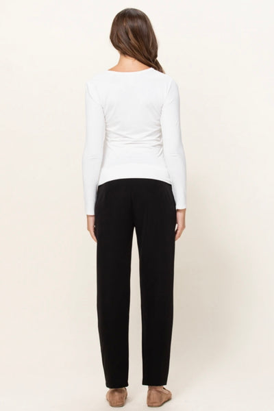 Relaxed Fit Maternity Dress Pants - Black Hatch Boutique Relaxed Fit Maternity Dress Pants - Black Hatch Boutique