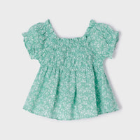 Seersucker Blouse - Jade