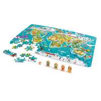 2-in-1 World Tour Puzzle & Game