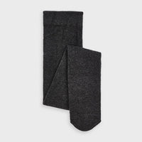 Girls' Woven Tights - Charcoal