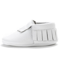 Classic Moccasins - Pearl White