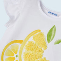 2 Piece T-Shirt & Leggings Set - Lemon