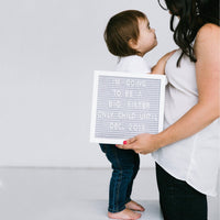 Felt Letterboard Set - Gray & White