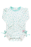 Long Sleeve One Piece Rash Guard - Whimsical Charm