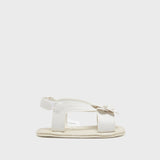 Infant Flower Sandals - White