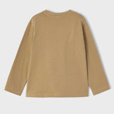 Long Sleeve Graphic Tee - "Discover Your Own World," Biscuit