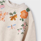 Embroidered Floral Pullover - Oat