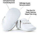 Classic Moccasins - Pearl White