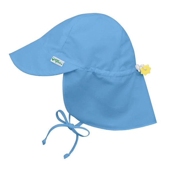 Flap Sun Protection Hat - Blue