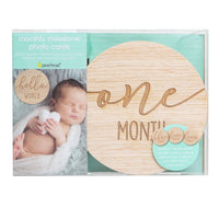 Wooden Monthly Milestone Photo Cards