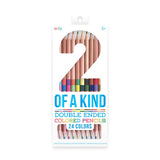 2 Of A Kind Double-Ended Colored Pencils