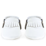 Classic Moccasins - Pearl White