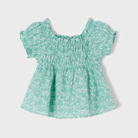 Seersucker Blouse - Jade