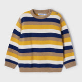 Striped Sweater - Navy/Mustard Stripe